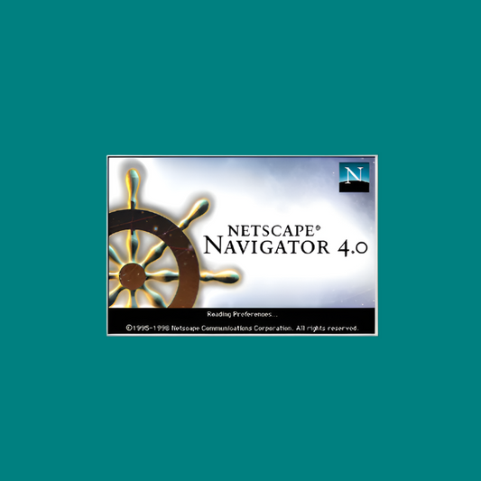Netscape Navigator 4.0 Loading Screen 1997