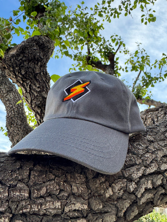 Winamp Hat Lightning Dark Mode | Offline Dad Hat