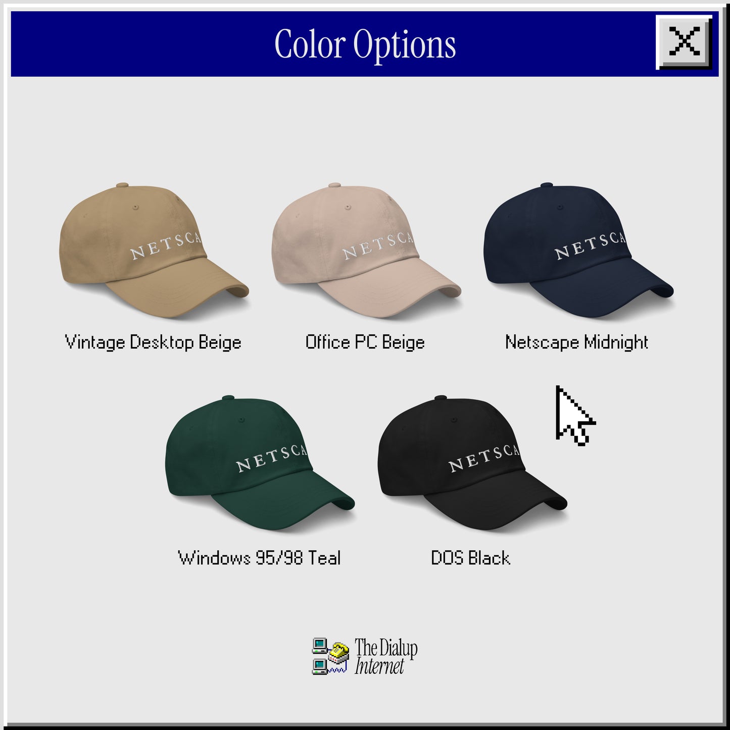 NETSCAPE the Original Browser | Offline Dad Hat