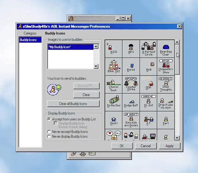 AOL Buddies | Dial-Up Beanie