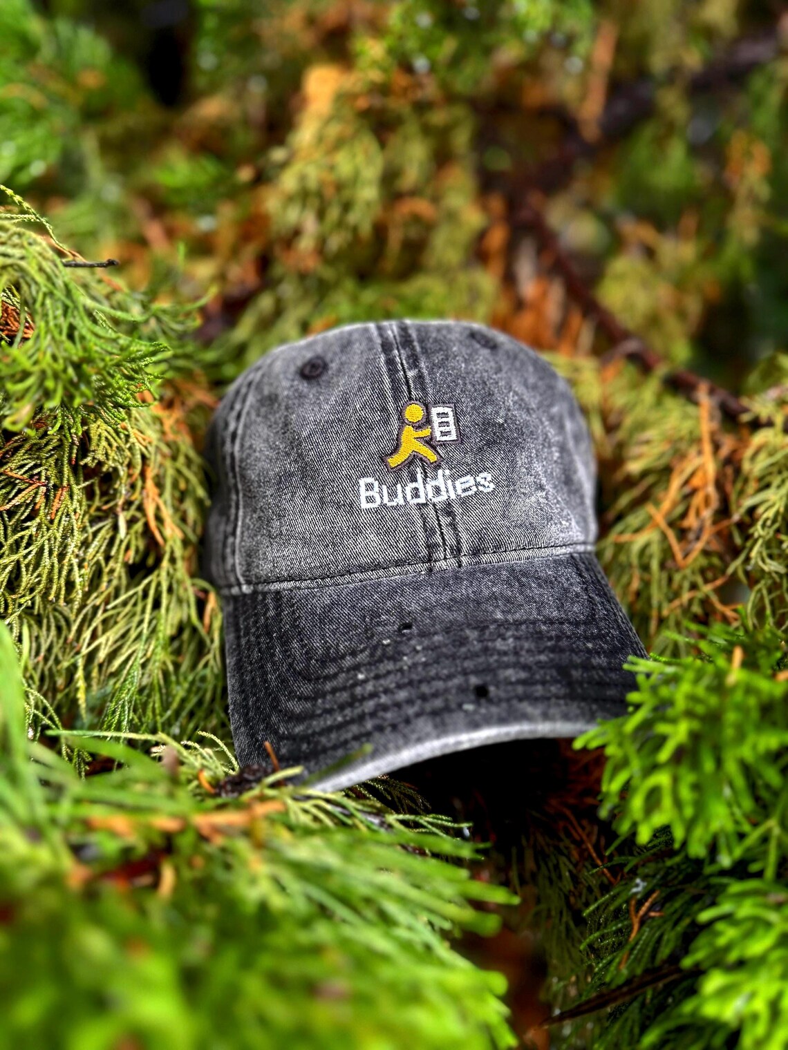 AOL Buddies | Y2K Denim Dad Hat