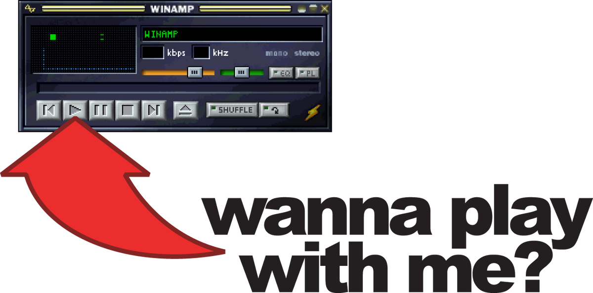 Promote Winamp Series: Nullsoft’s Winamp T-Shirt Promotions Graphics